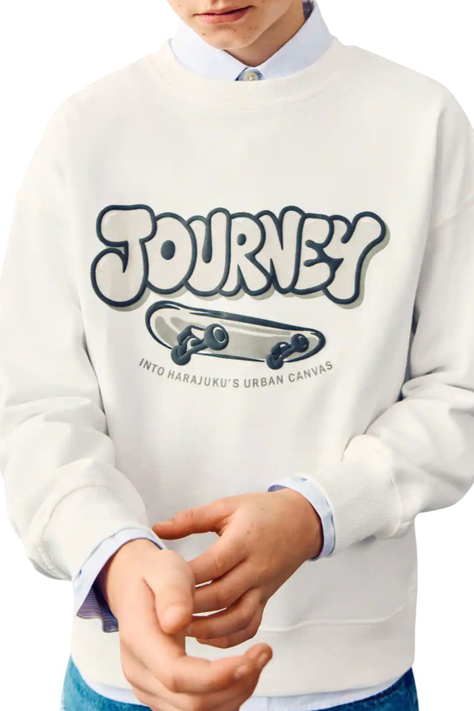 Мальчикам Mango Kids Свитшот JOURNEY с принтом (цвет ), артикул 27073279 | Фото 4