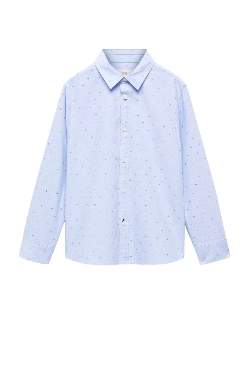 Рубашка OXFORDP из натурального хлопка|Основной цвет:Голубой|Артикул:67080653 | Фото 1