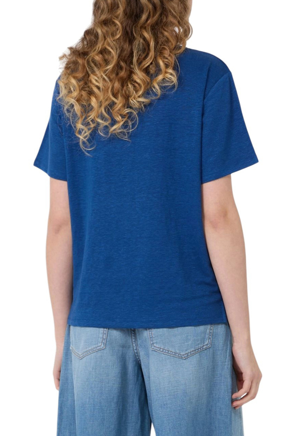 Женский Weekend Max Mara Футболка PELOTA из эластичного льна (цвет ), артикул 2615941052 | Фото 4