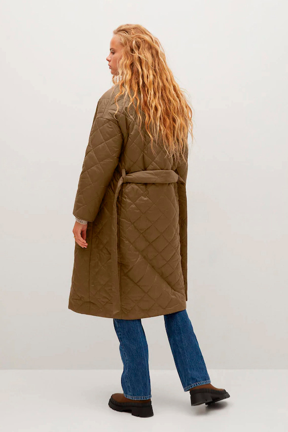 Женский Mango Стеганое пальто VERDURE (цвет ), артикул 77076713 | Фото 5