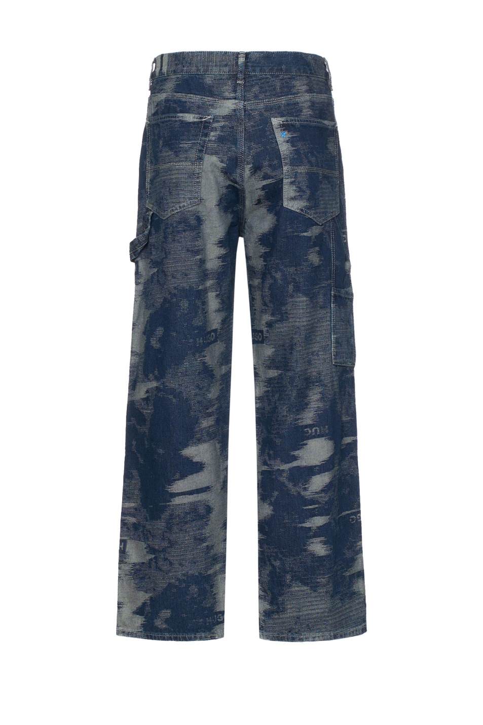 Мужской HUGO Джинсы из хлопка с принтом (цвет ), артикул 50547642 | Фото 2