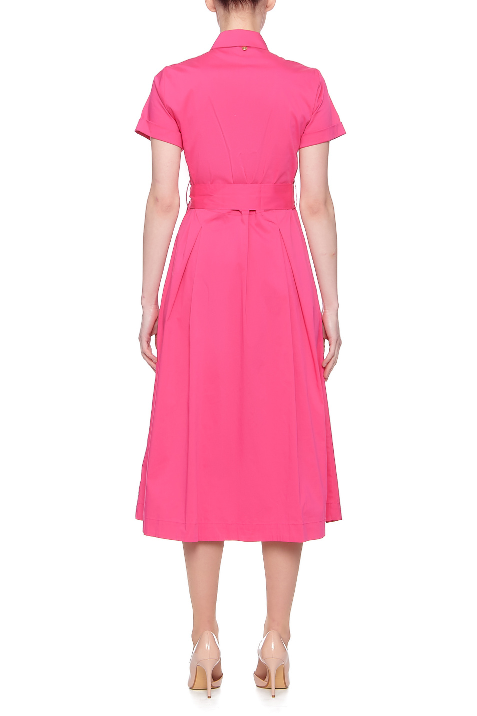 Liu Jo Платье-рубашка из смесового хлопка (цвет ), артикул CA1064T2392 | Фото 4