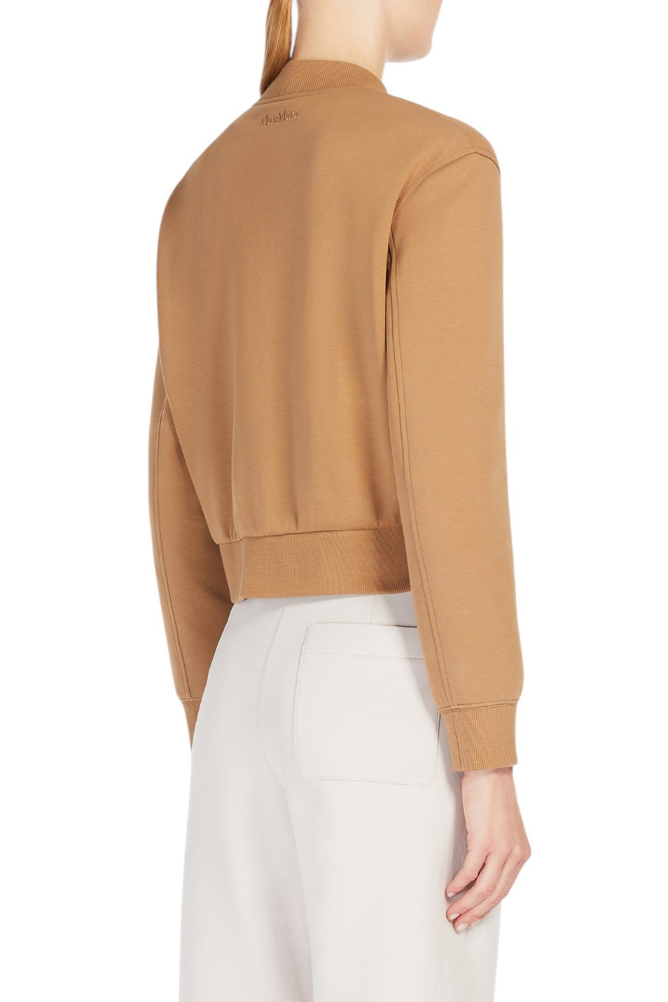 Женский Max Mara Бомбер BARBARA однотонный (цвет ), артикул 2519911033 | Фото 4