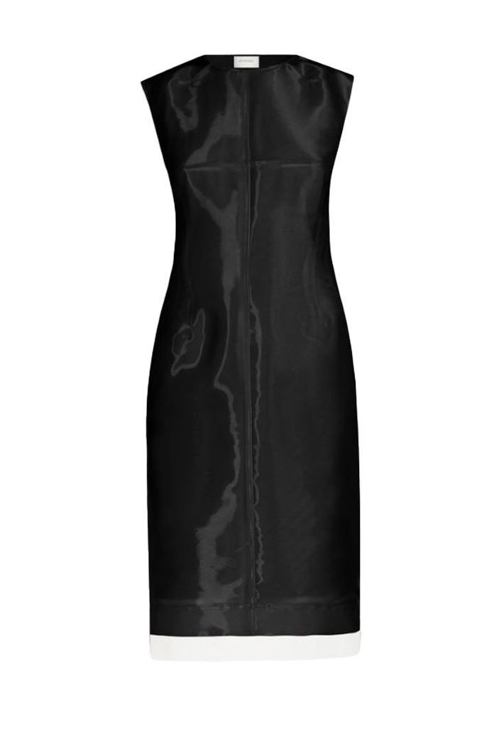 Платье XIRIA однотонное|Основной цвет:Черный|Артикул:2412221112 | Фото 1