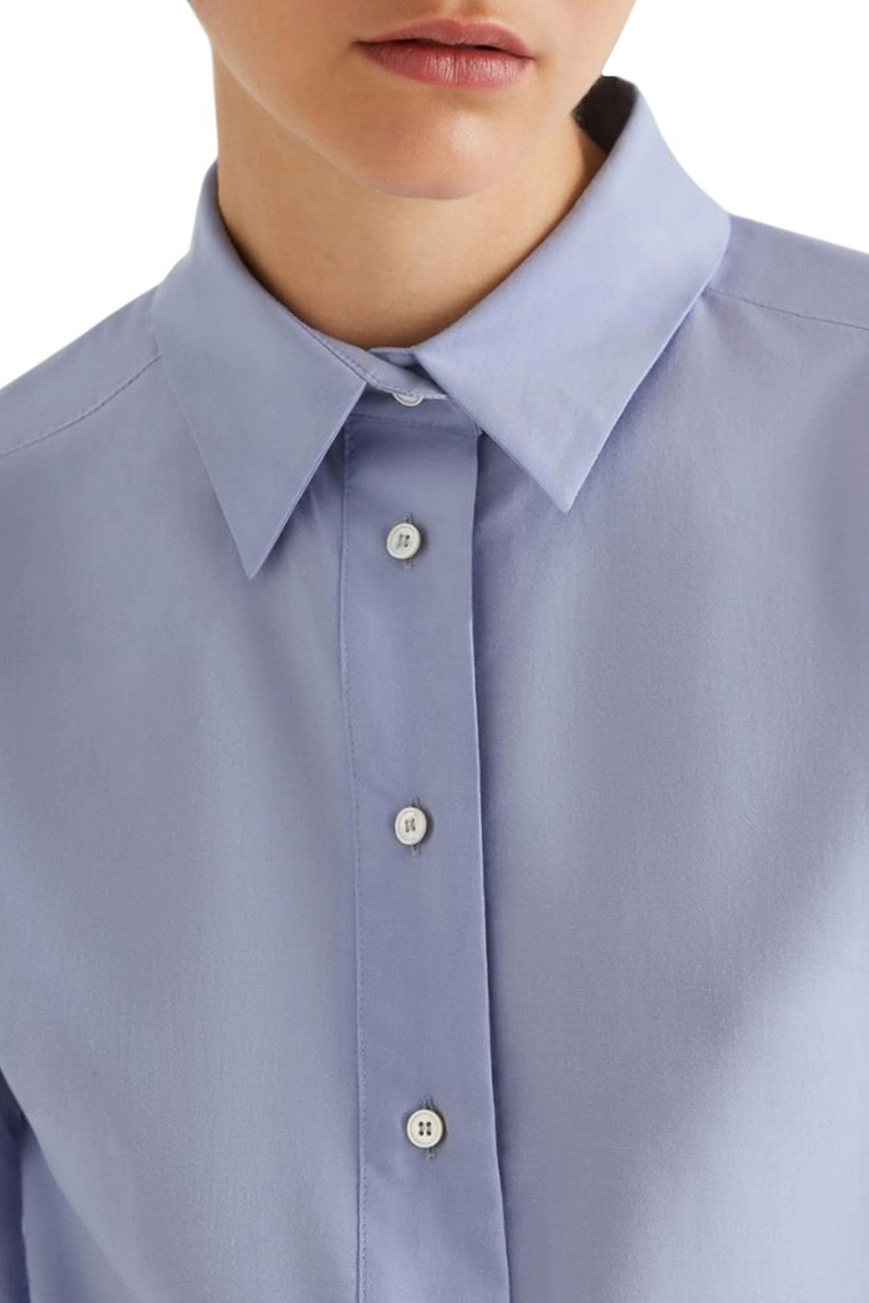 Женский MARELLA Рубашка ORLAYA однотонная (цвет ), артикул 2523116022 | Фото 5