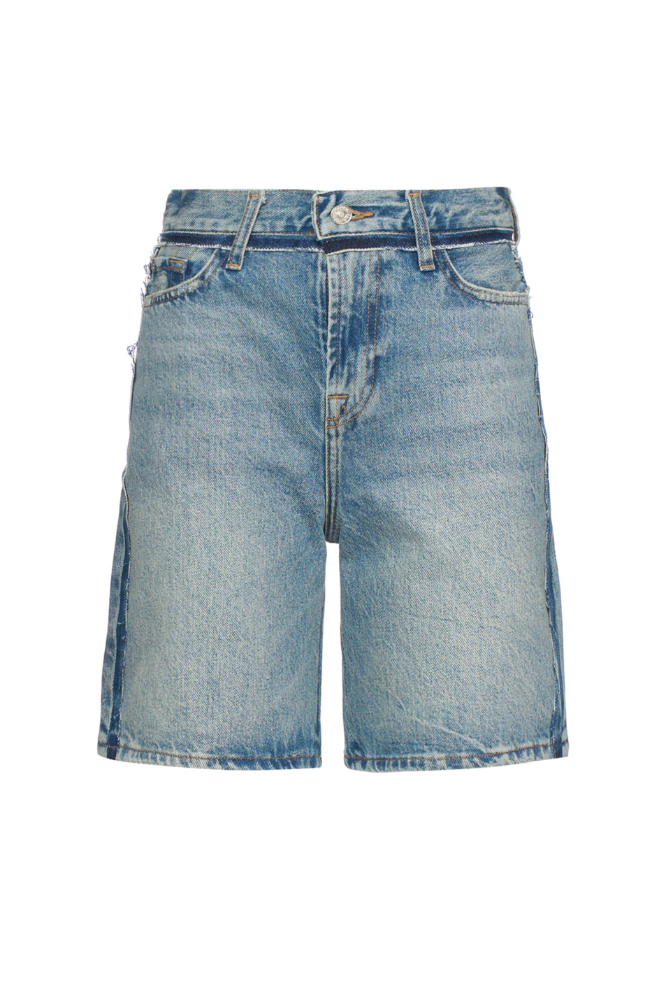 Женский 7 for all Mankind Шорты джинсовые LOLA из хлопка (цвет ), артикул 7U870E35 | Фото 1