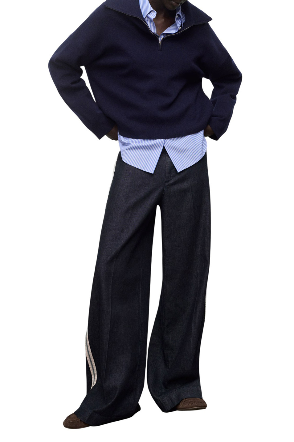 Женский Mango Джинсы PORTLAND широкого кроя (цвет ), артикул 17057800 | Фото 2