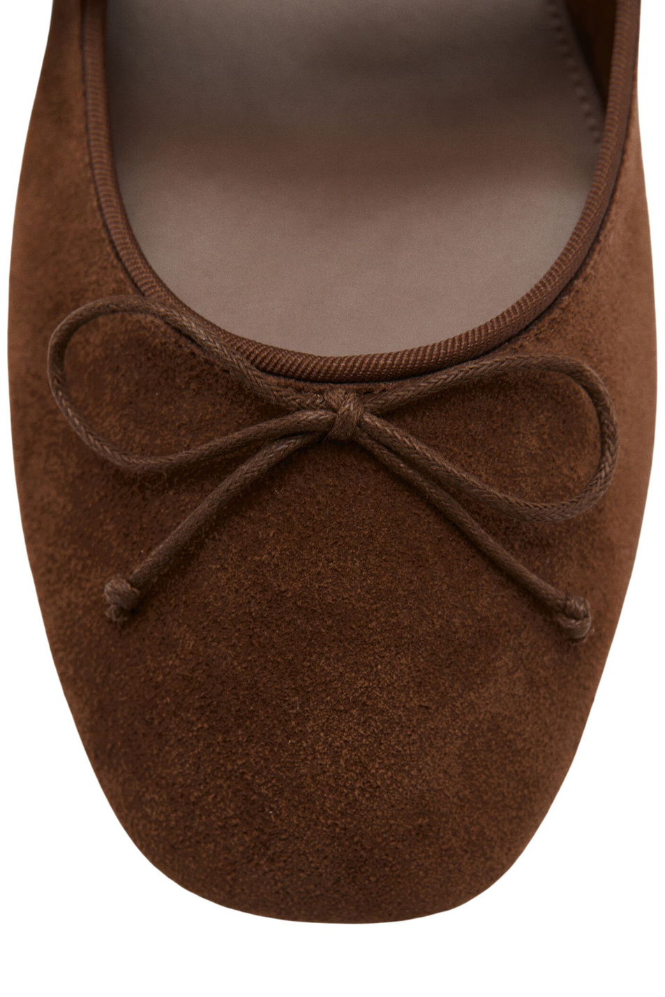 Женский Mango Балетки GIFT из замши (цвет ), артикул 27065820 | Фото 4