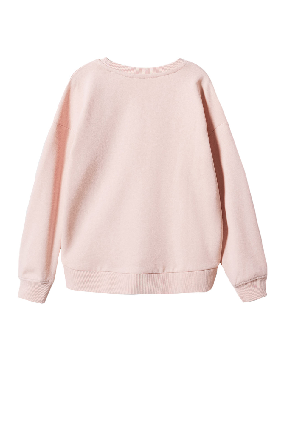 Девочкам Mango Kids Свитшот DUBLINI из хлопка с надписью (цвет ), артикул 47041284 | Фото 2