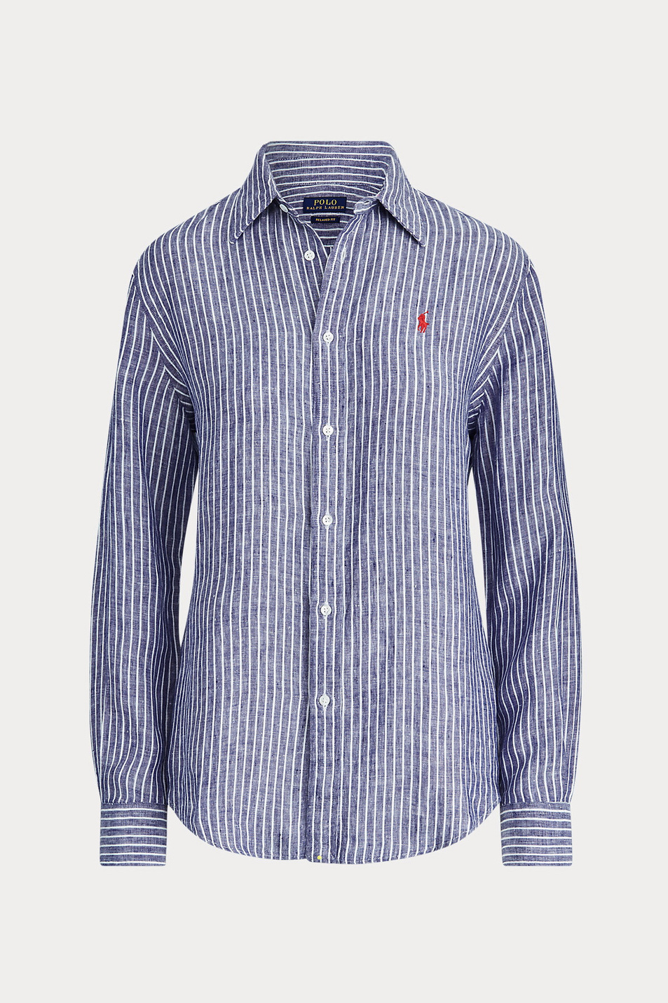 Женский Polo Ralph Lauren Рубашка из натурального льна (цвет ), артикул 211780668003 | Фото 7