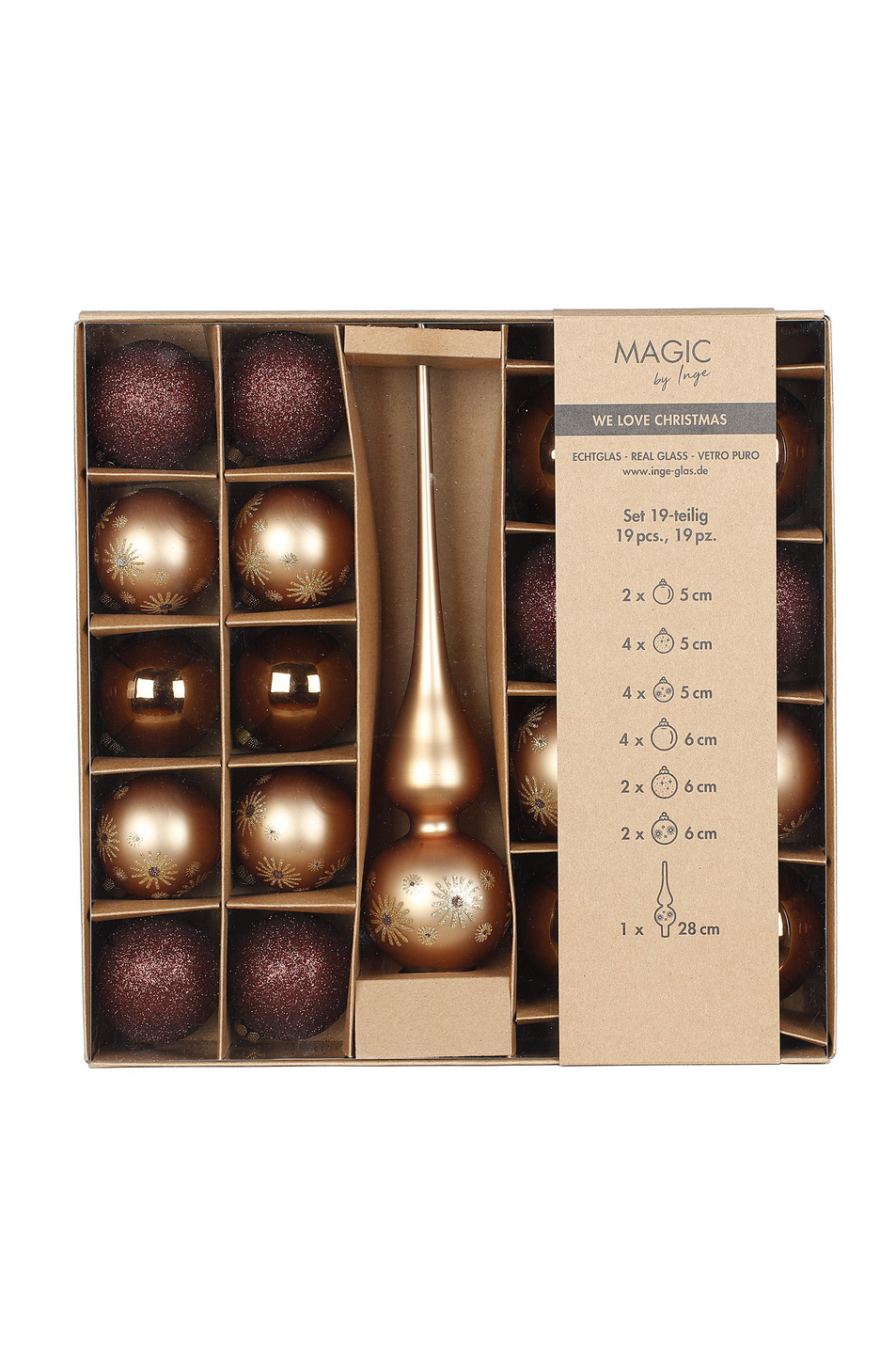 Не имеет пола Inge's Christmas Набор украшений для елки, 19 предметов (цвет ), артикул 40563P416 | Фото 1