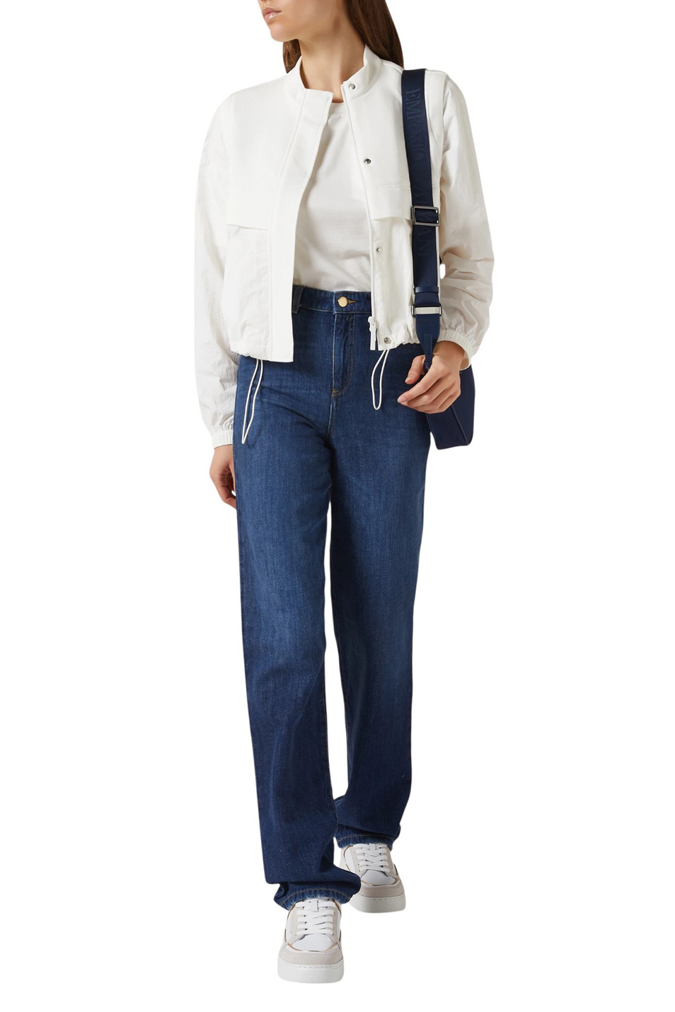 Женский Emporio Armani Ветровка с эффектом многослойности (цвет ), артикул EW003176-AF10002 | Фото 3