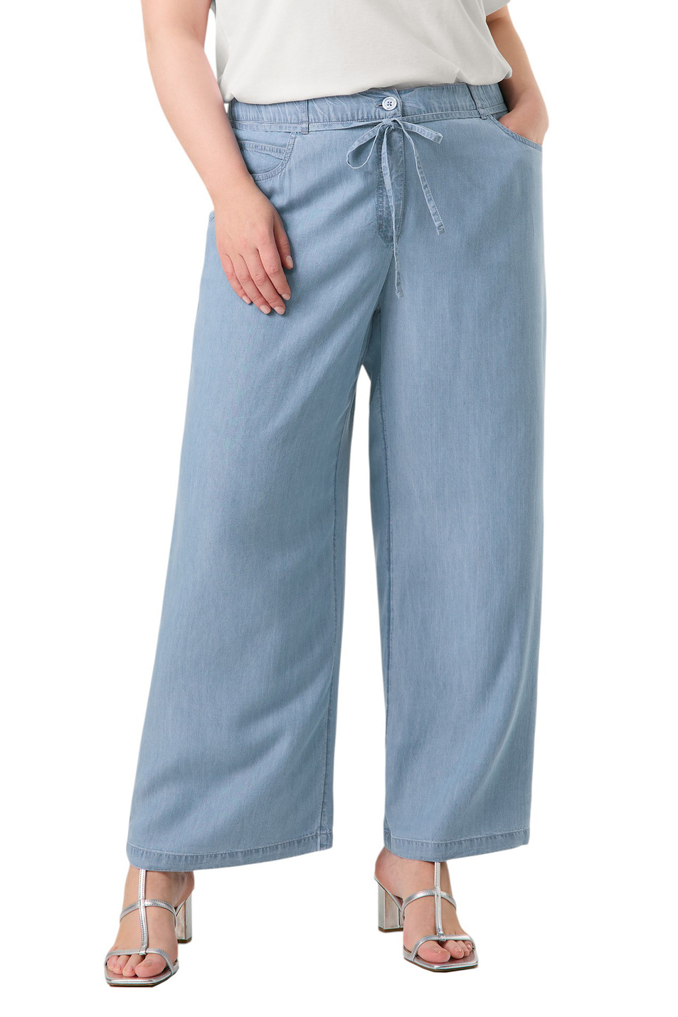 Женский Samoon Брюки свободного кроя (цвет ), артикул 620630-21128 | Фото 4