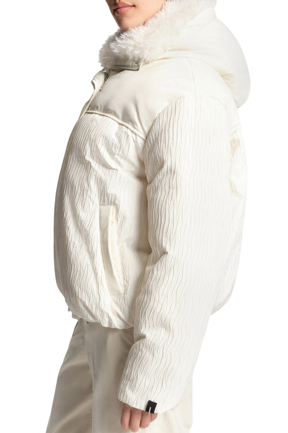 Куртка Pexia со съемным воротником|Основной цвет:Кремовый Женский BOSS Куртка Pexia со съемным воротником (цвет ), артикул 50546842 | Фото 4