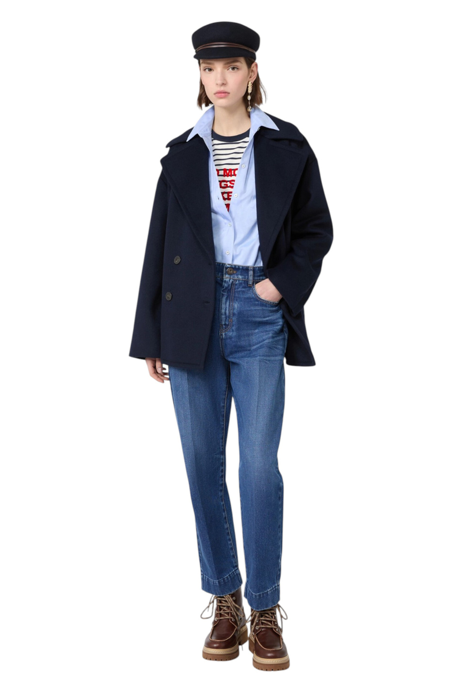 Женский Weekend Max Mara Рубашка COBALTO из хлопка (цвет ), артикул 2625116032 | Фото 2