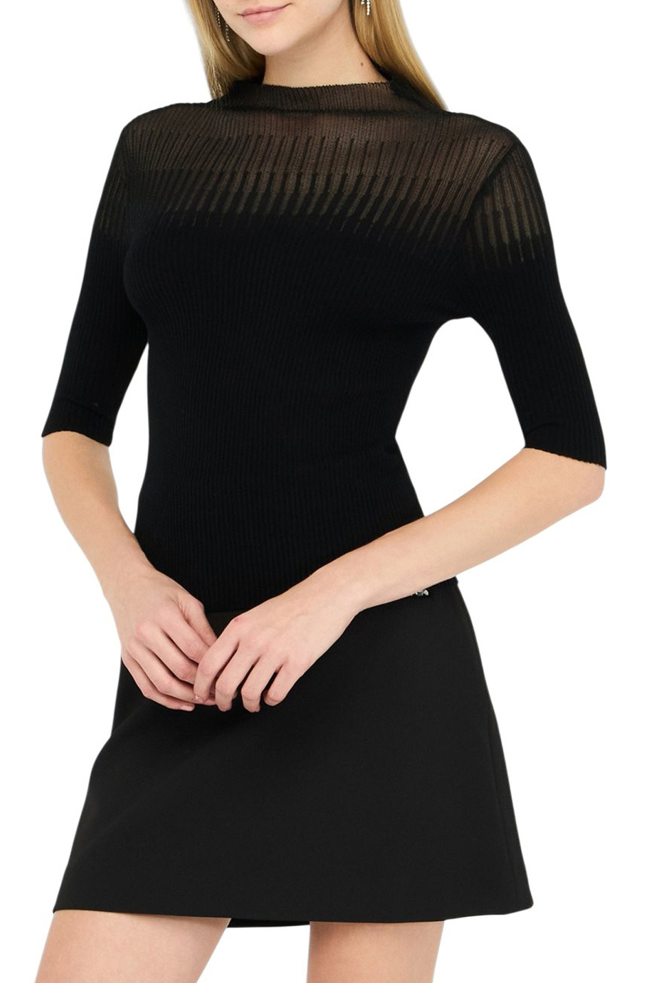 Женский Liu Jo Джемпер с прозрачными вставками (цвет ), артикул CF5075MS99E | Фото 3