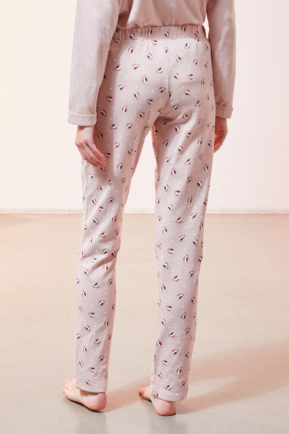 Etam Пижамные брюки FEDO с принтом «Кофе» (цвет ), артикул 6523483 | Фото 4