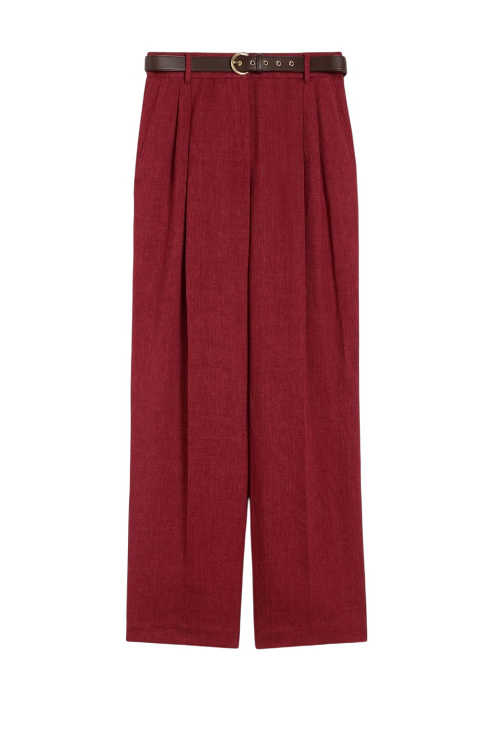 Брюки SUMERO из льна|Основной цвет:Красный Женский Max Mara Брюки SUMERO из льна (цвет ), артикул 2616131032 | Фото 1