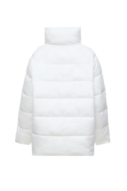 Стеганая куртка на молнии и кнопках|Основной цвет:Белый|Артикул:1G17Z3A082 | Фото 2