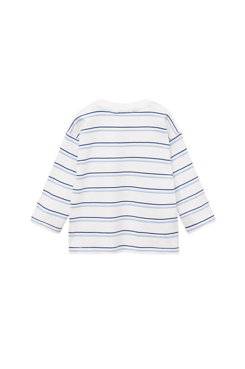 Мальчикам Mango Kids Джемпер MIDBLUE в полоску (цвет ), артикул 87014802 | Фото 2