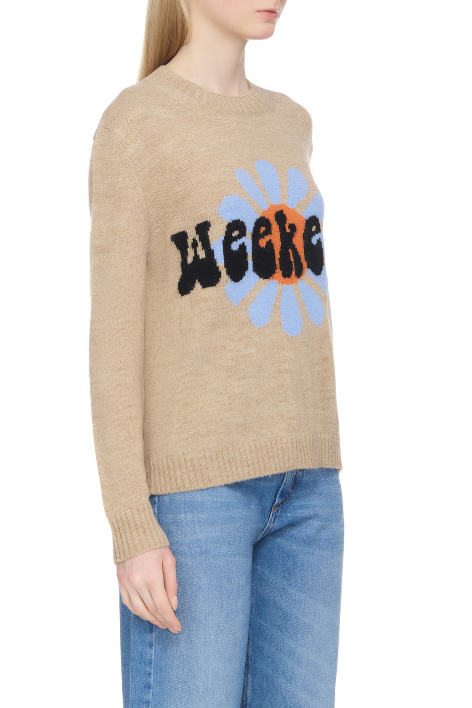 Женский Weekend Max Mara Джемпер TOSCANA из смесовой пряжи альпаки (цвет ), артикул 2353662139 | Фото 3