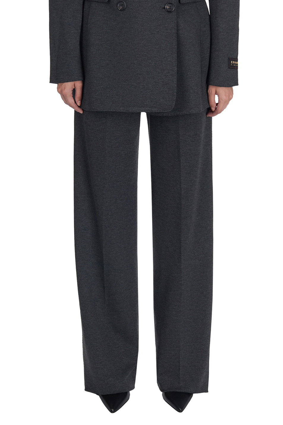 Женский Ermanno Firenze Брюки однотонные (цвет ), артикул D47EP051E40 | Фото 4
