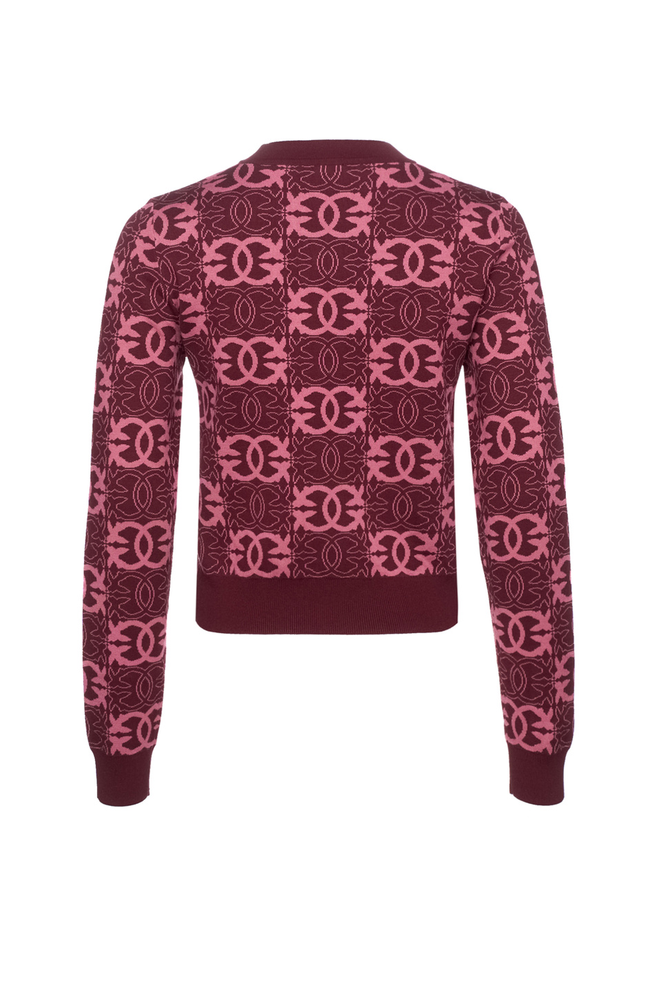 Джемпер GYPSIES с логотипом|Основной цвет:Бордовый Женский Pinko Джемпер GYPSIES с логотипом (цвет ), артикул 106041A2YD | Фото 2