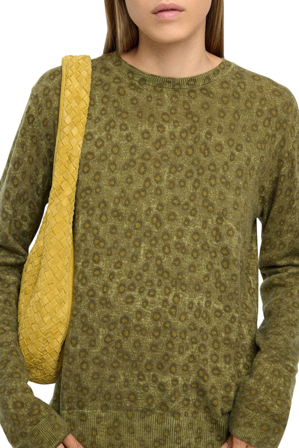 Джемпер с принтом|Основной цвет:Зеленый Женский Parfois Джемпер с принтом (цвет ), артикул 238083 | Фото 3