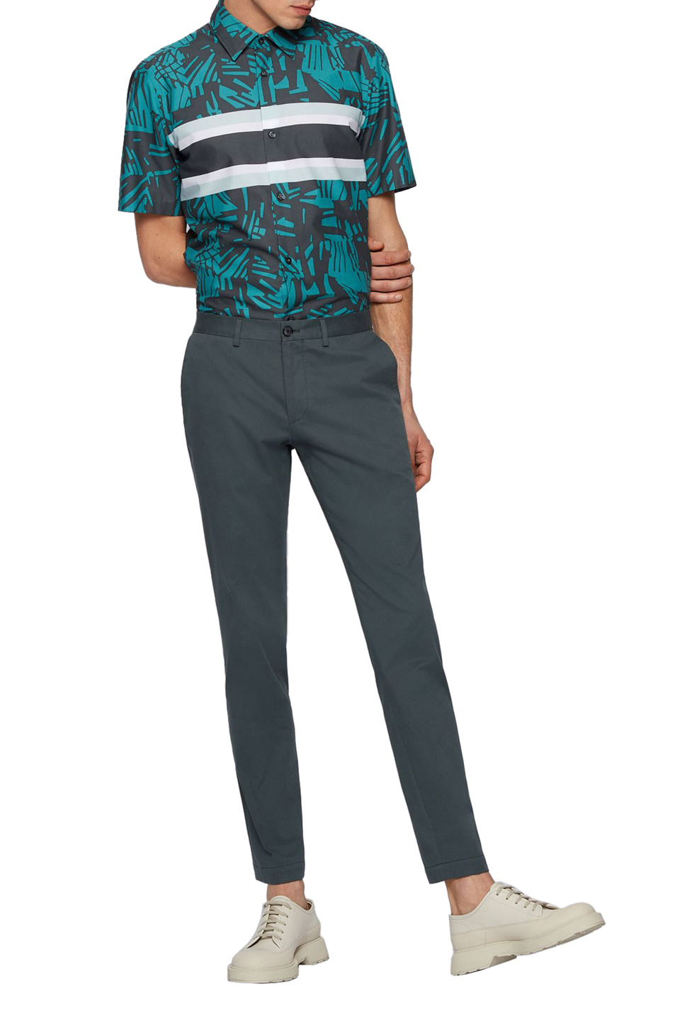 BOSS Рубашка Lukka с тропическим принтом (цвет ), артикул 50453069 | Фото 2
