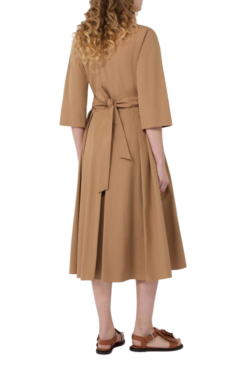 Женский Weekend Max Mara Платье-рубашка PADANA из хлопка (цвет ), артикул 2615221062 | Фото 4