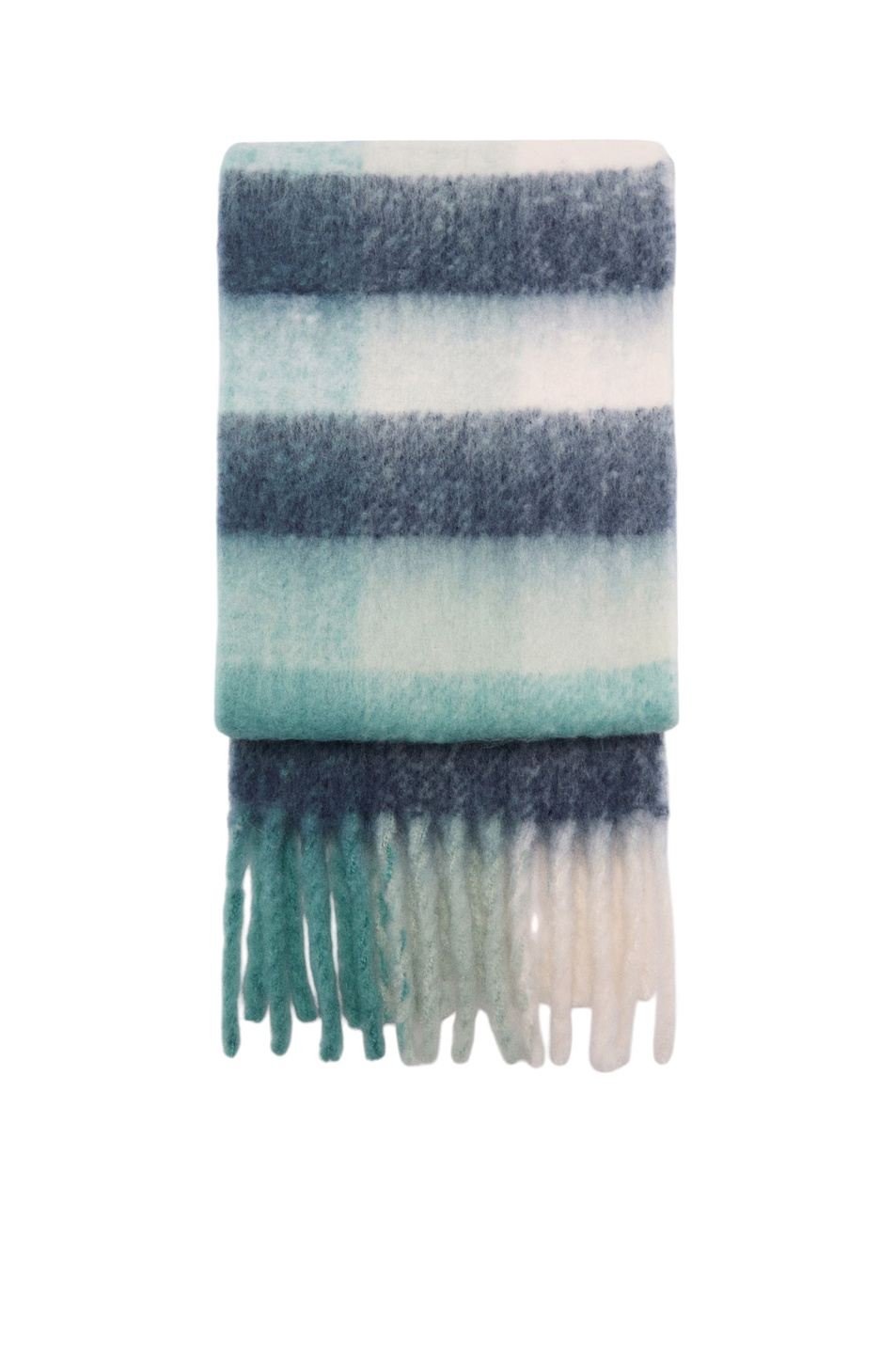 Шарф SEA в полоску|Основной цвет:Зеленый Девочкам Mango Kids Шарф SEA в полоску (цвет ), артикул 77097676 | Фото 1