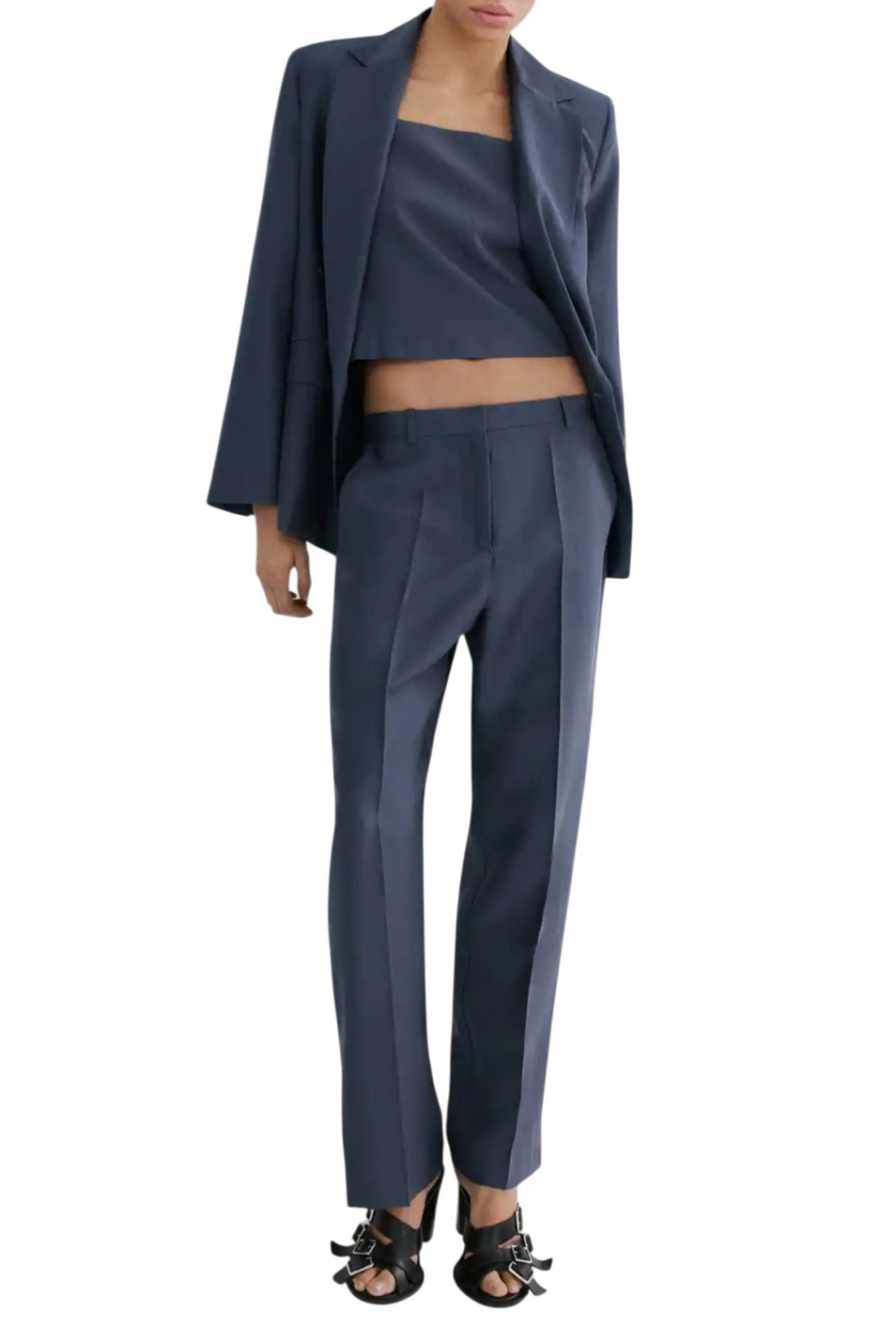 Женский Mango Топ TEMPO однотонный (цвет ), артикул 27995832 | Фото 3