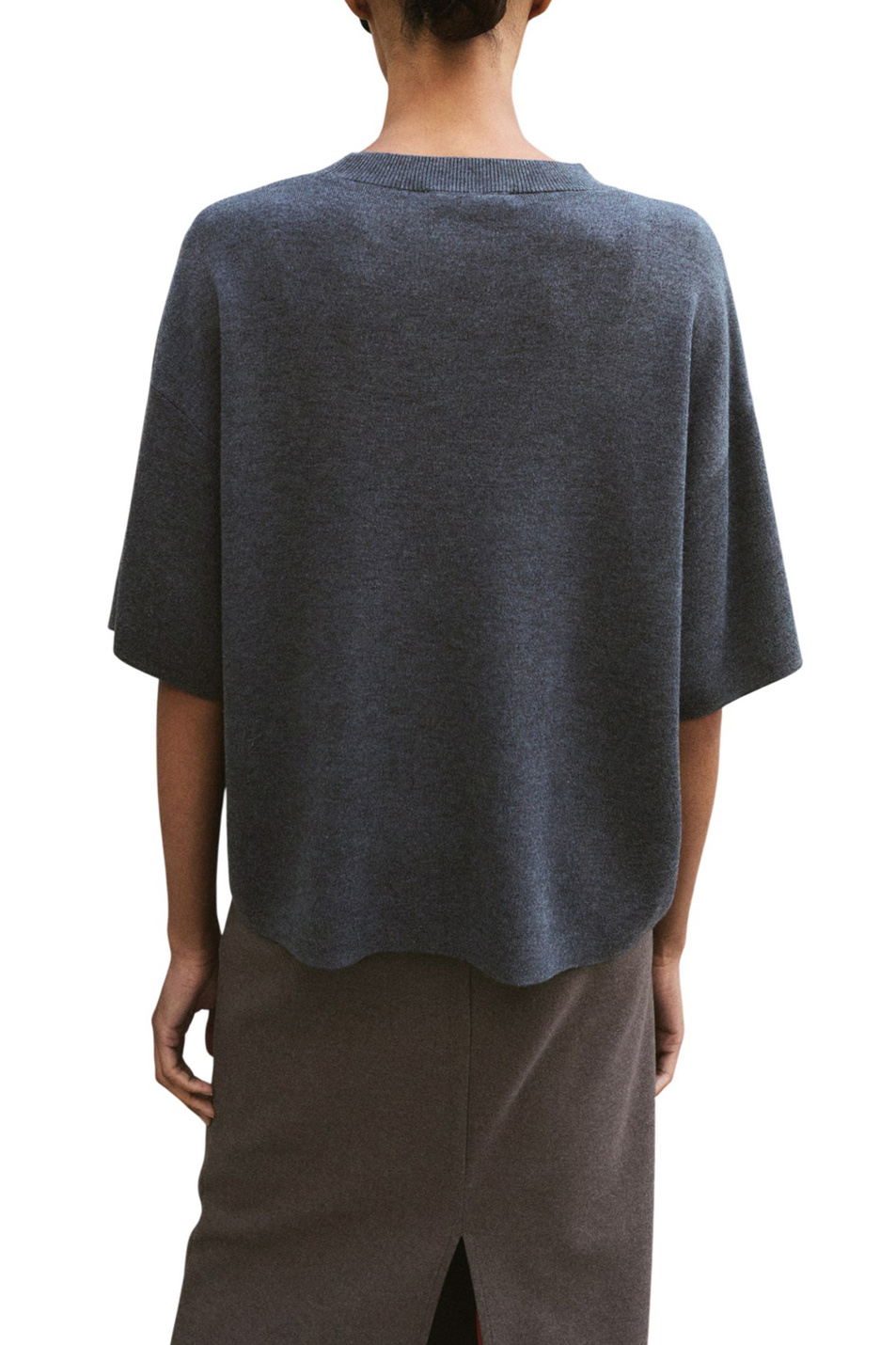 Женский Mango Джемпер BRUNITO с короткими рукавами (цвет ), артикул 27054089 | Фото 4