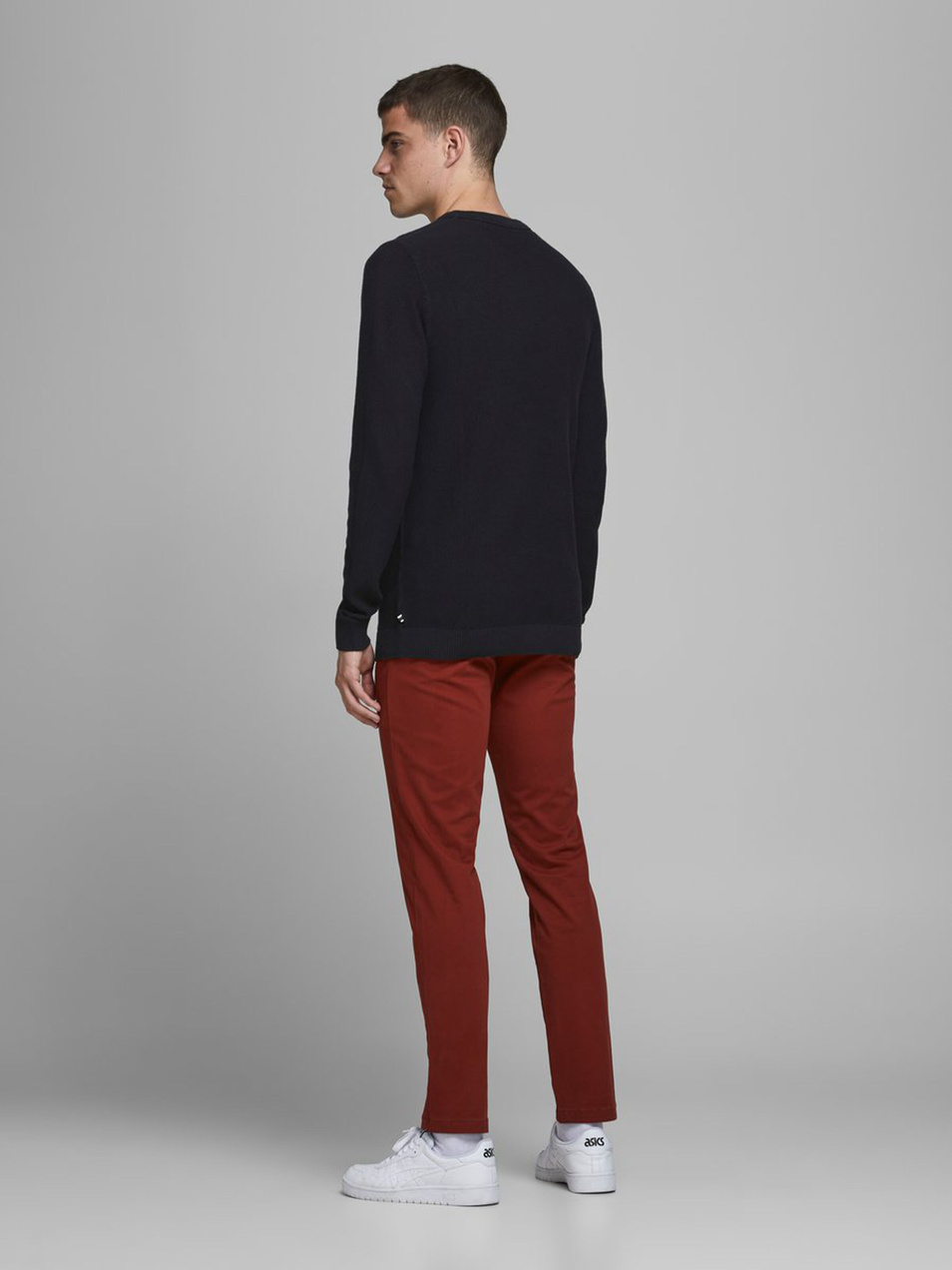 Мужской Jack & Jones Джемпер из натурального хлопка (цвет ), артикул 12173993 | Фото 4