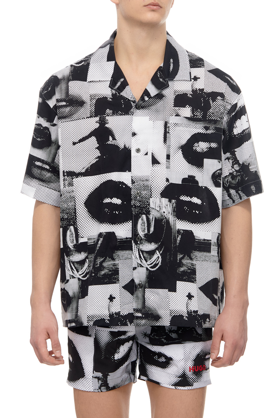 Мужской HUGO Рубашка с принтом (цвет ), артикул 50508612 | Фото 1