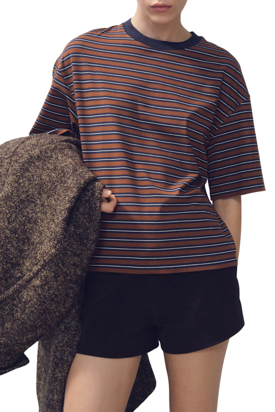 Женский Mango Футболка RALI в полоску (цвет ), артикул 27001359 | Фото 3