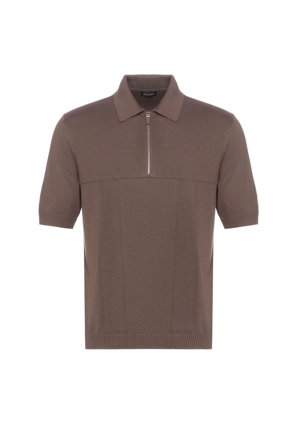 Мужской Zegna Поло из хлопка и шелка (цвет ), артикул UFD25A9-C33-N07 | Фото 1