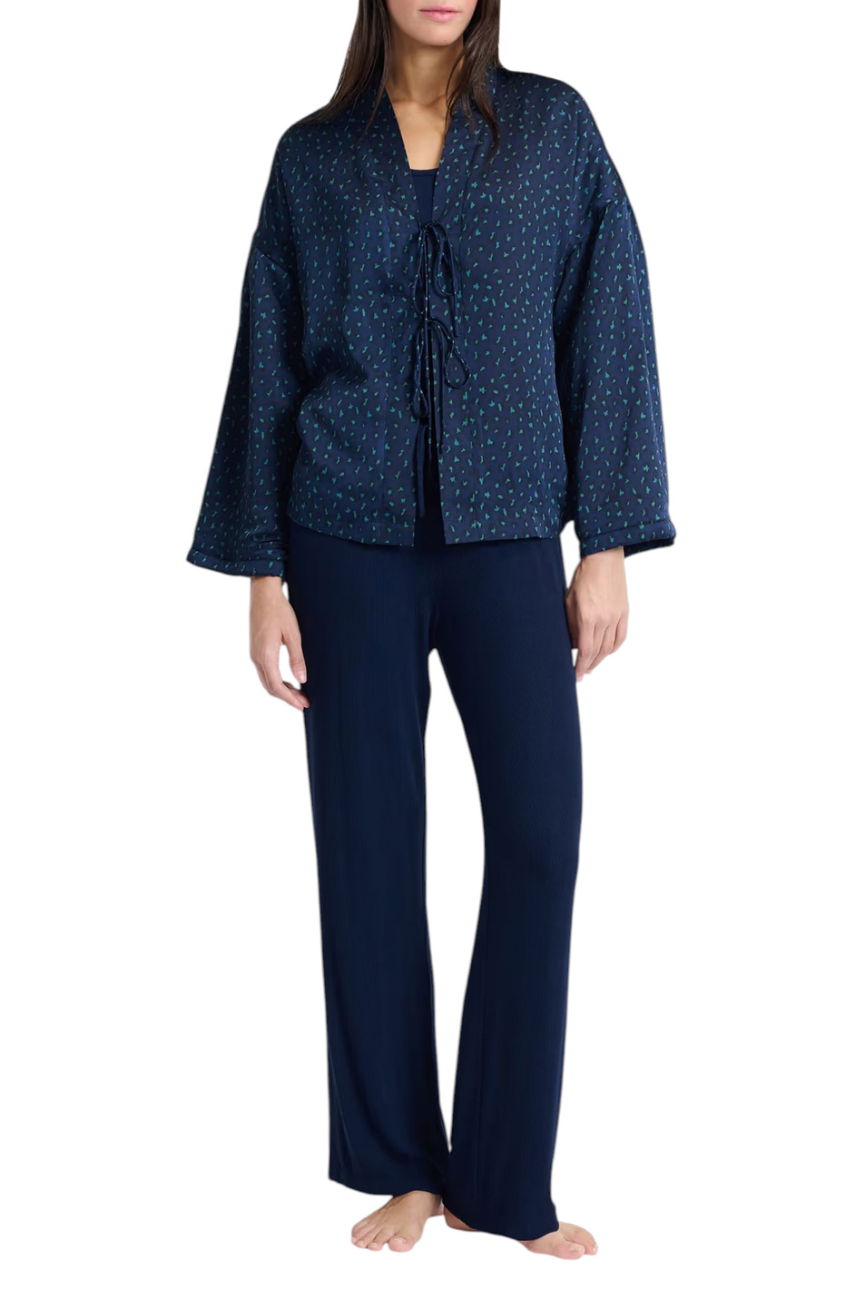 Женский Etam Костюм домашний MYRTAH (жакет, топ, брюки) (цвет ), артикул 6555993 | Фото 1