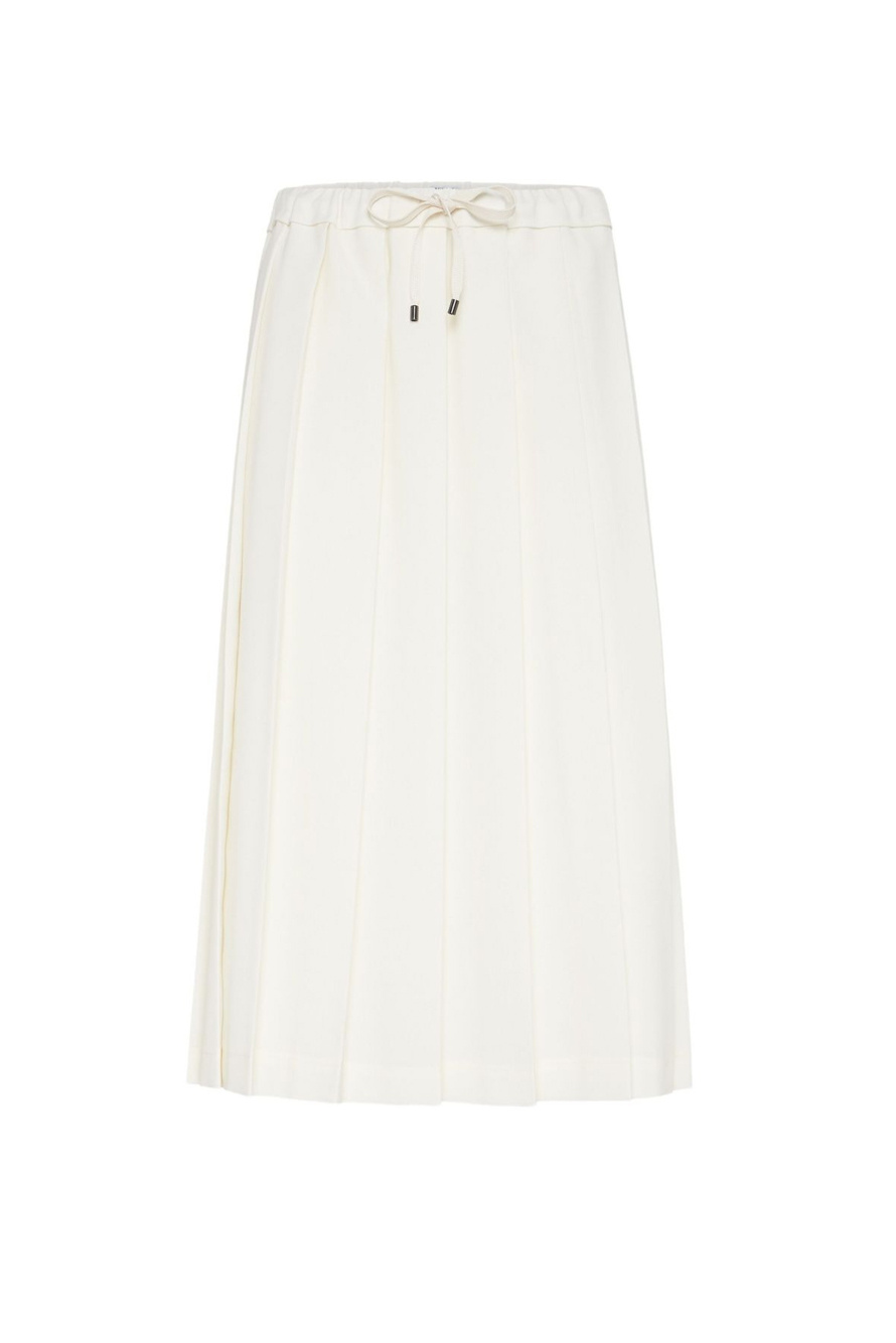 Юбка из смесовой шерсти|Основной цвет:Кремовый Женский Brunello Cucinelli Юбка из смесовой шерсти (цвет ), артикул MB147G3869 | Фото 1