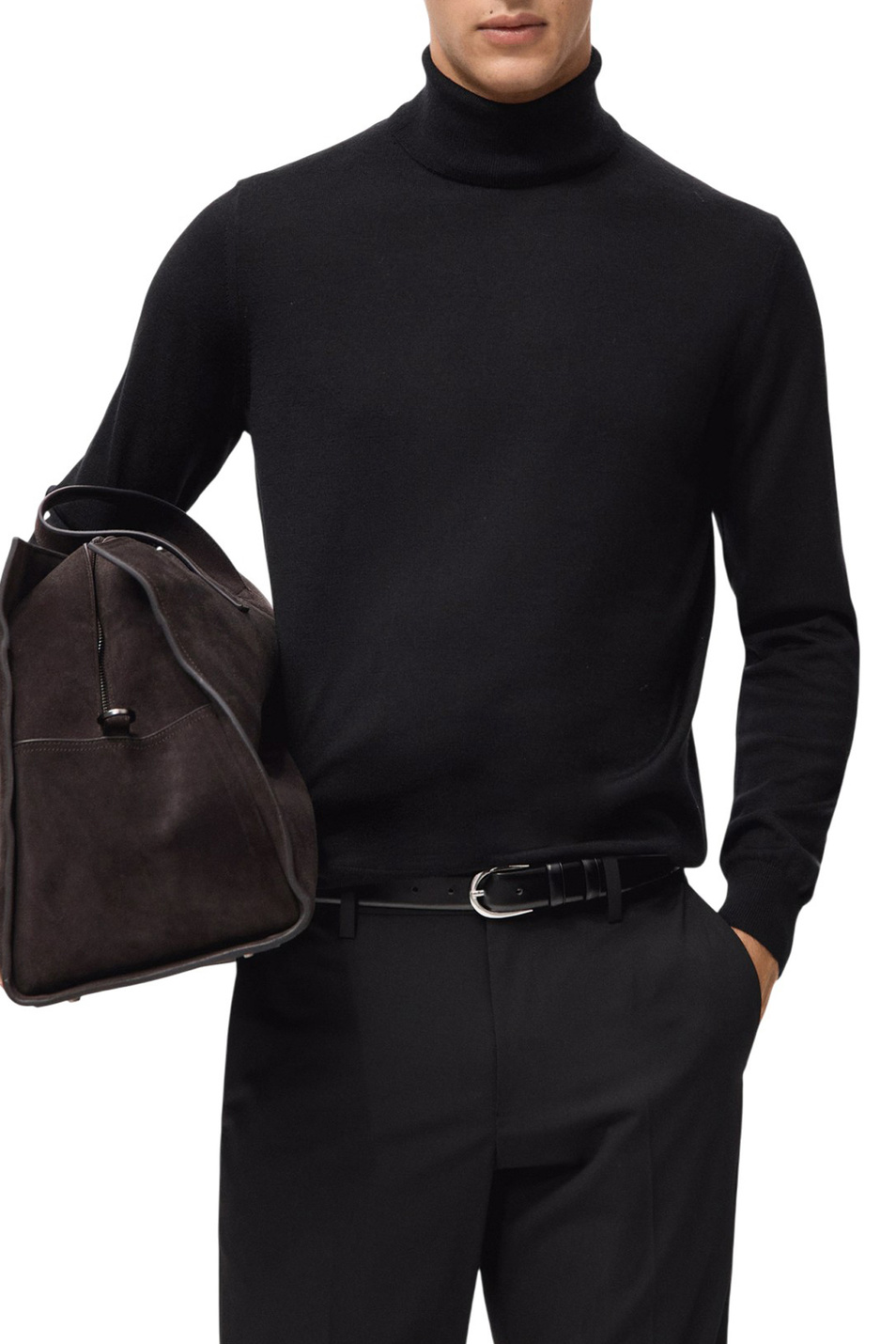 Мужской Mango Man Водолазка WILLYT из натуральной шерсти (цвет ), артикул 27041286 | Фото 3