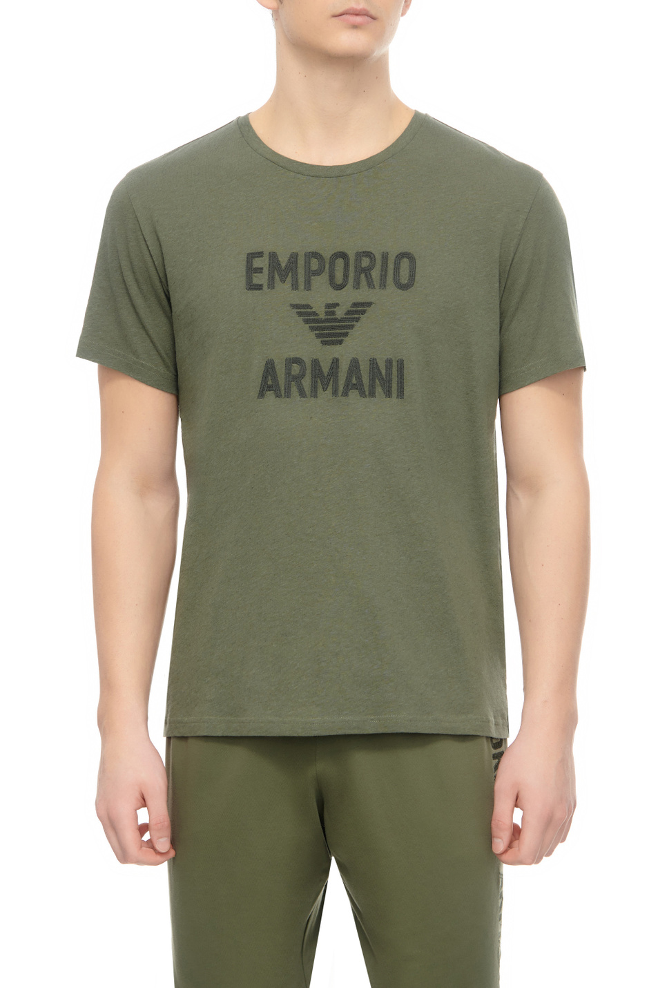 Мужской Emporio Armani Футболка с логотипом (цвет ), артикул 211818-4R485 | Фото 1