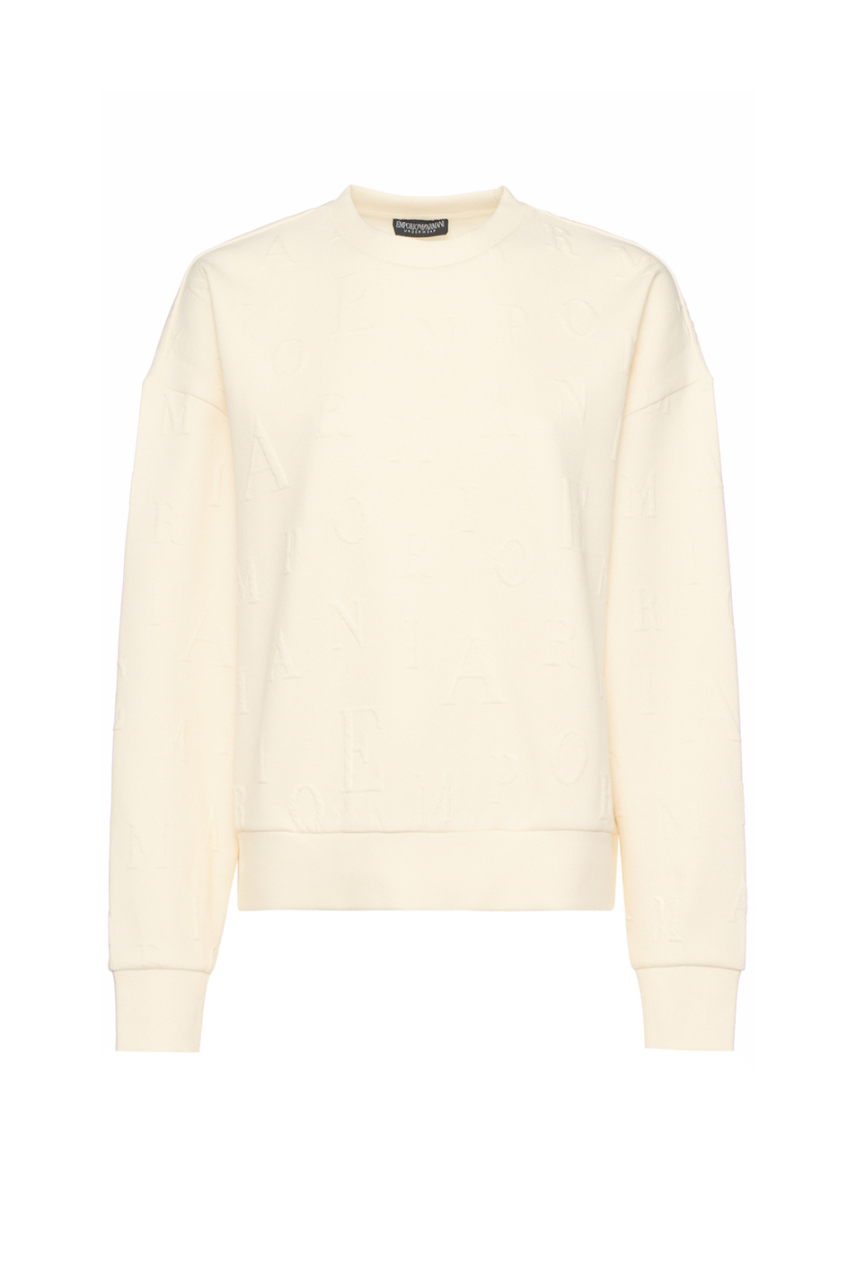 Женский Emporio Armani Свитшот из смесового хлопка (цвет ), артикул EW002499-AF15357 | Фото 1