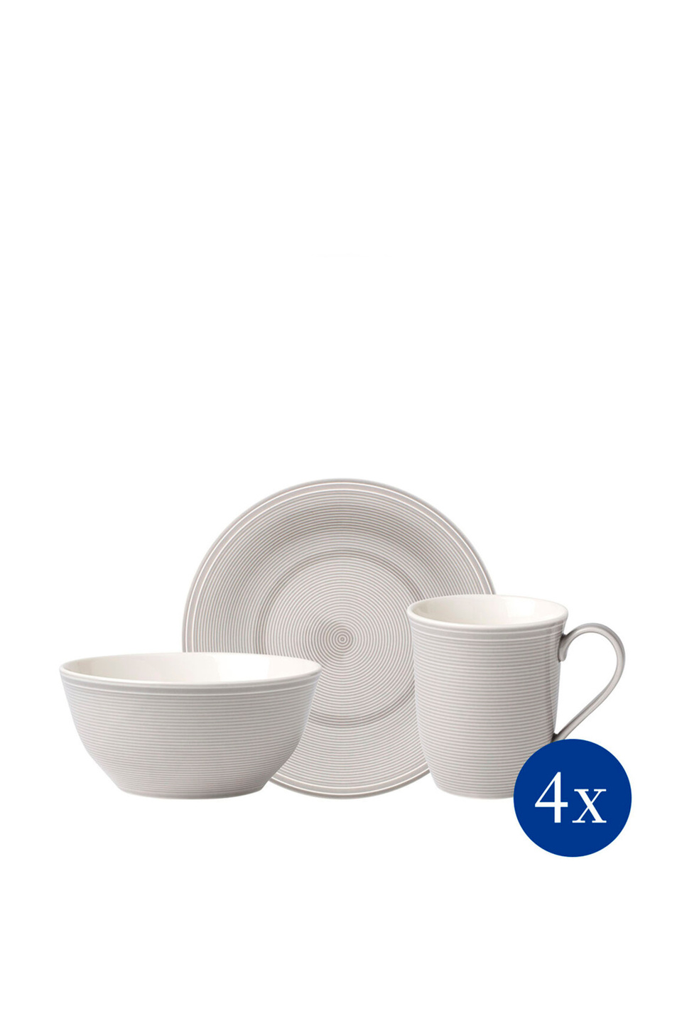 Не имеет пола Villeroy & Boch Сервиз для завтрака Color Loop Stone на 4 персоны, 12 предметов (цвет ), артикул 19-5282-9028 | Фото 1
