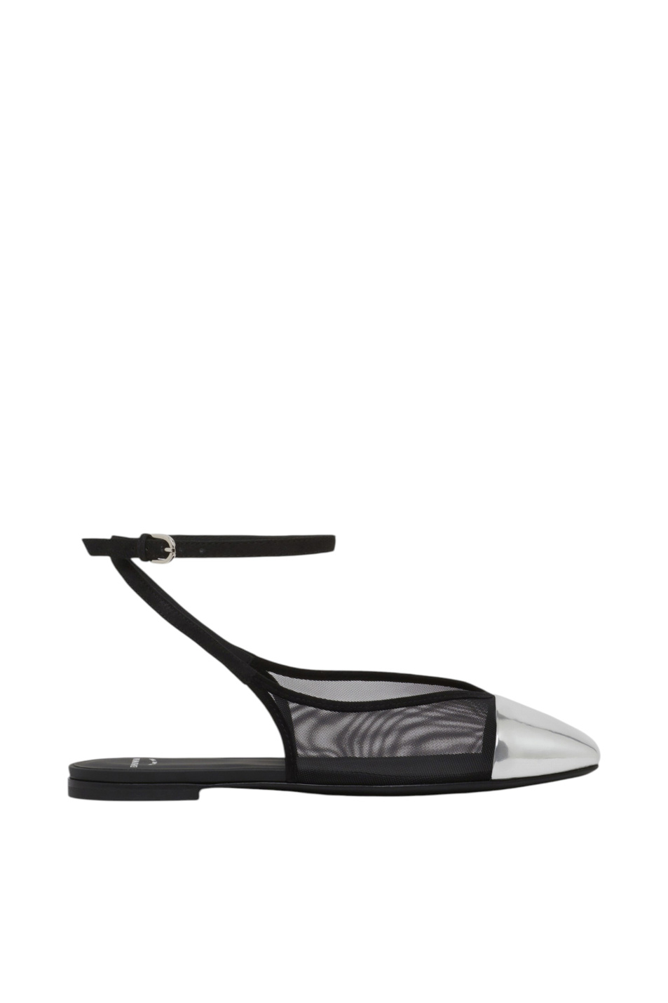Женский Emporio Armani Туфли из сетки и замши с зеркальным мысом (цвет ), артикул EW005053-AF27317 | Фото 1