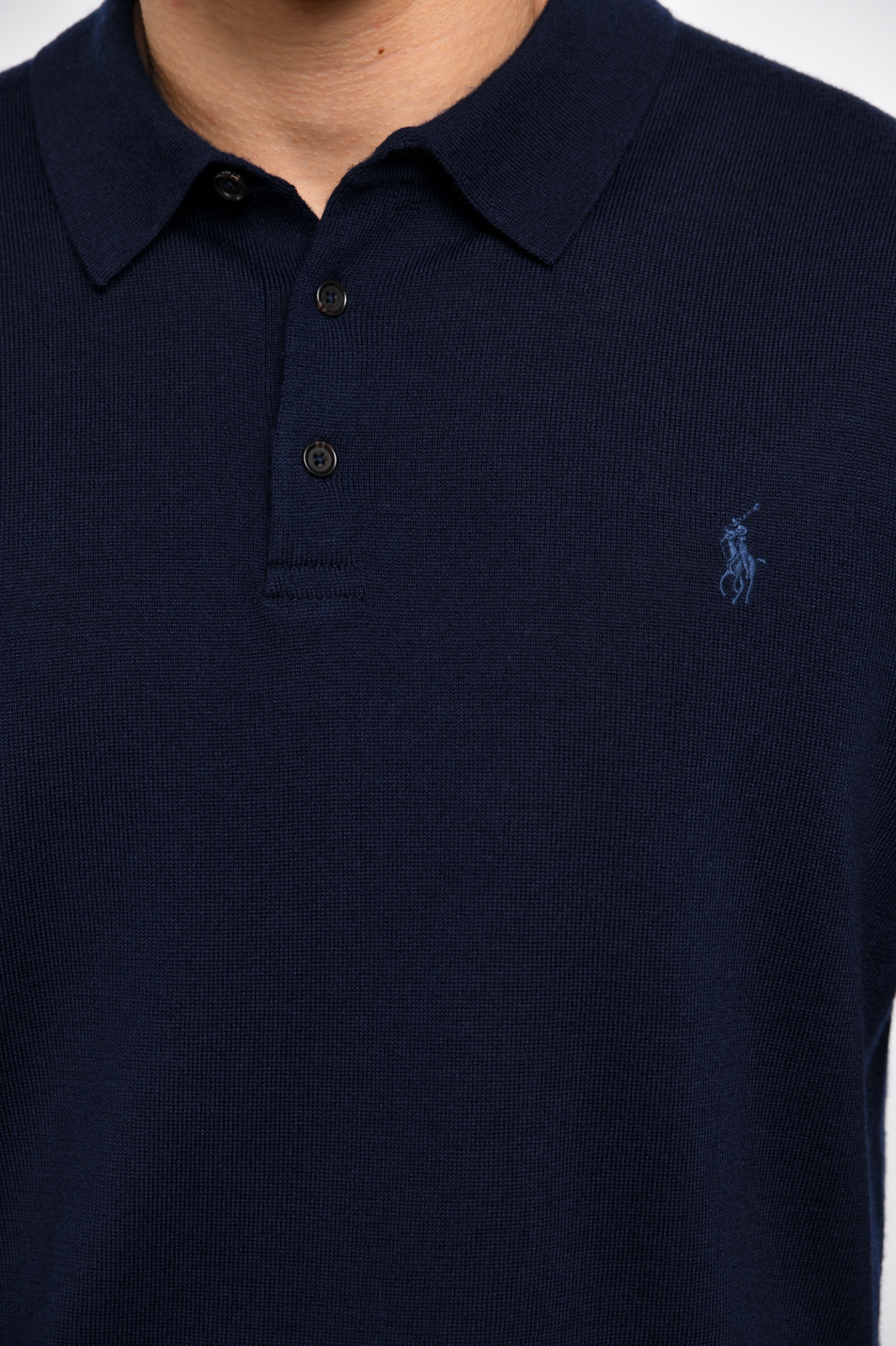Мужской Polo Ralph Lauren Джемпер поло из натуральной шерсти (цвет ), артикул 710716489001 | Фото 4