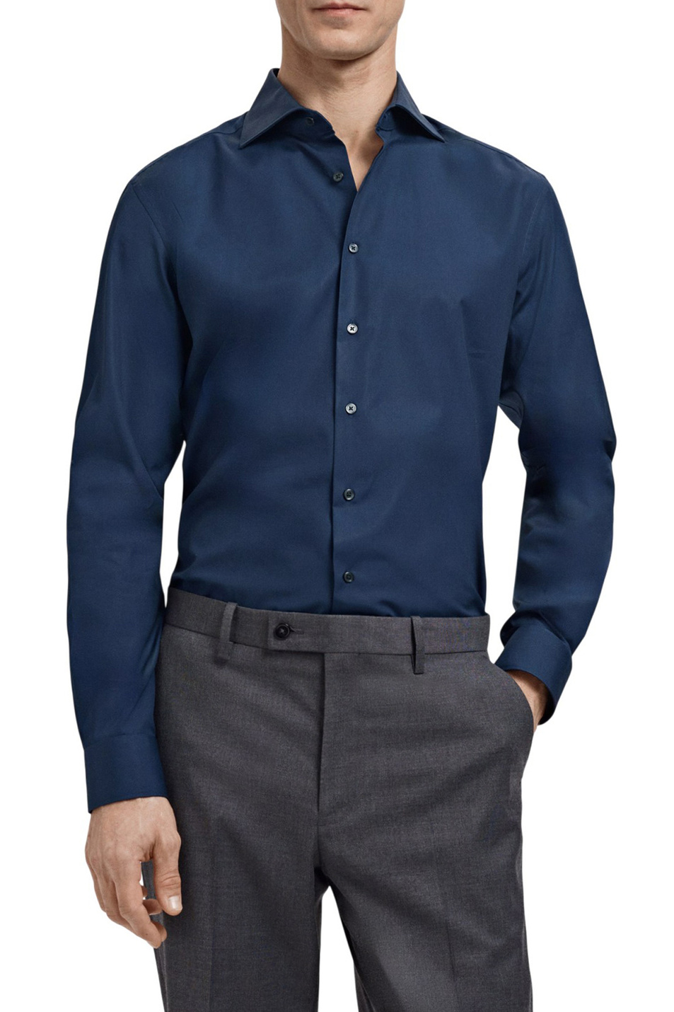 Мужской Mango Man Рубашка EMERITOL из хлопка (цвет ), артикул 27061192 | Фото 3