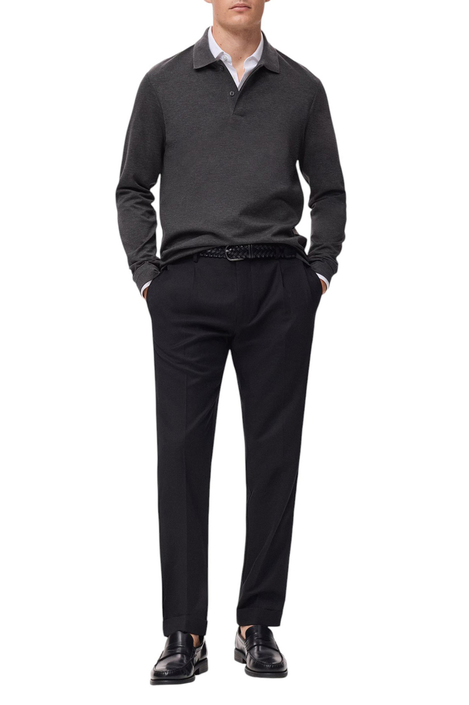 Мужской Mango Man Джемпер поло GARETHP (цвет ), артикул 17995976 | Фото 2