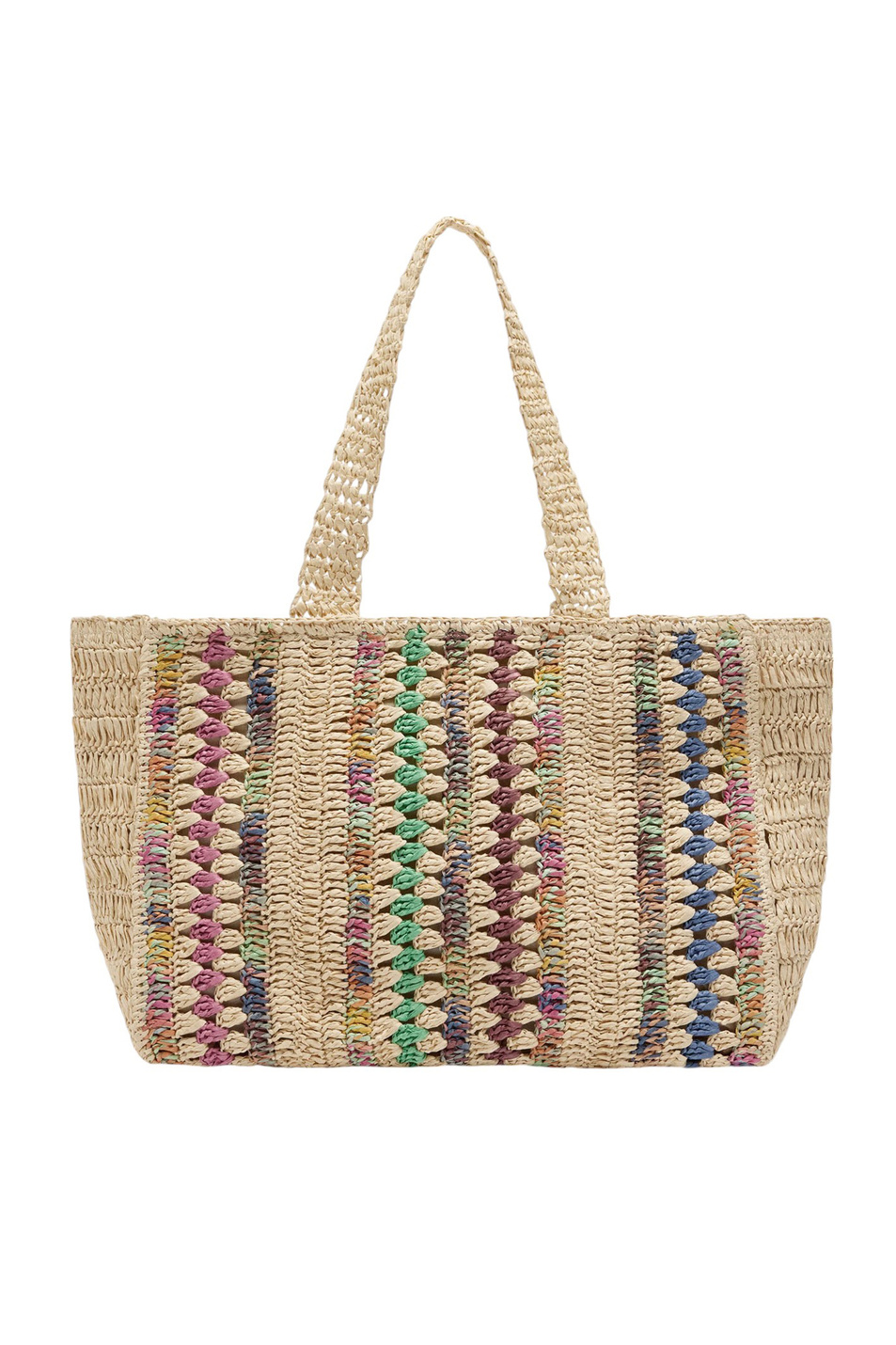 Женский Parfois Сумка-шопер соломенная (цвет ), артикул 233206 | Фото 1