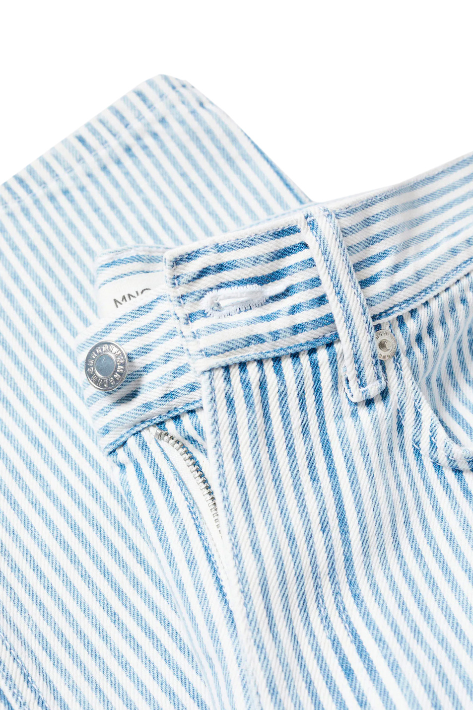 Женский Mango Джинсы MATI прямого кроя в полоску (цвет ), артикул 47087136 | Фото 5