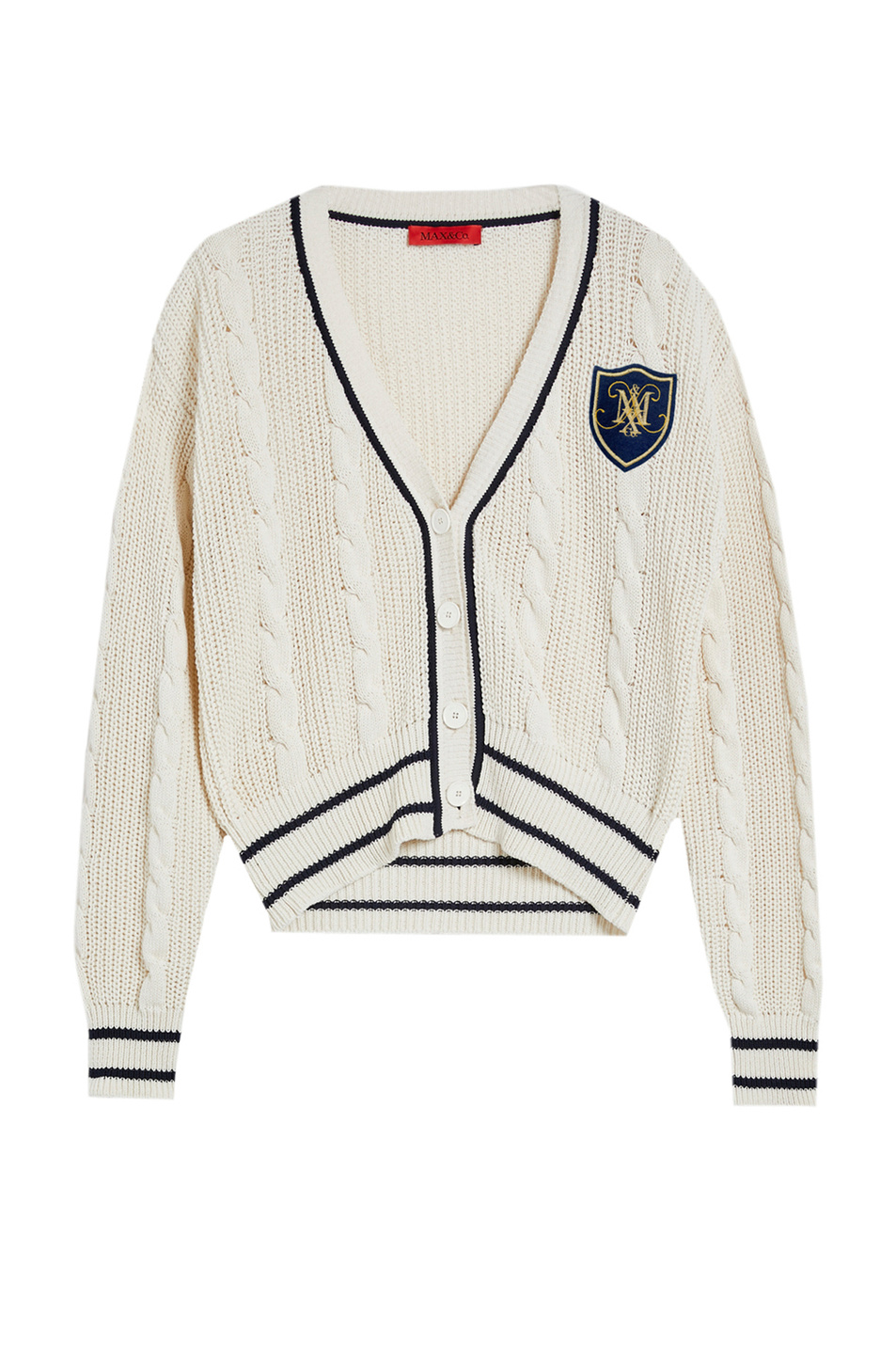 Женский MAX&Co. Кардиган PAGLIA с V-образным вырезом (цвет ), артикул 73418822 | Фото 1